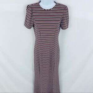 ASOS Maxi Stripe Bodycon Dress Size 2
